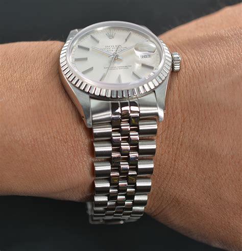 vintage rolex datejust stainless steel.